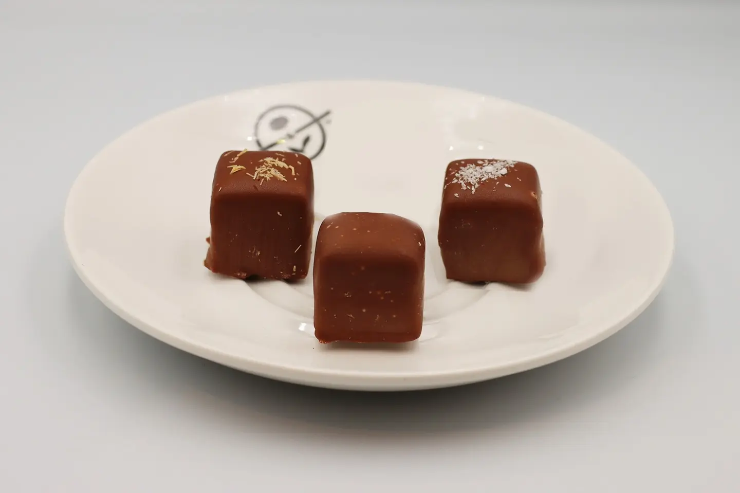Three Mini Chocolate Brownies