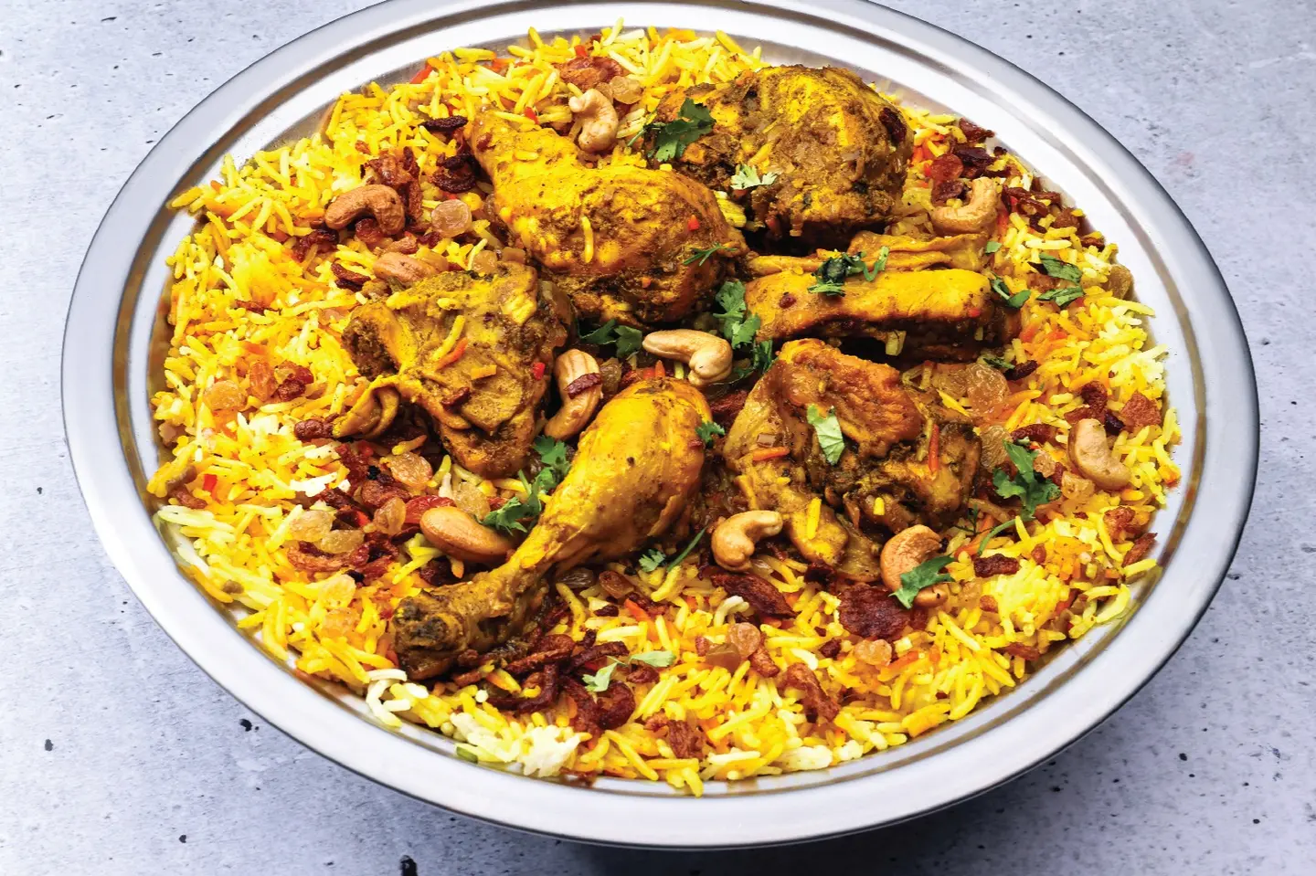 دجاج برياني نصف حبة