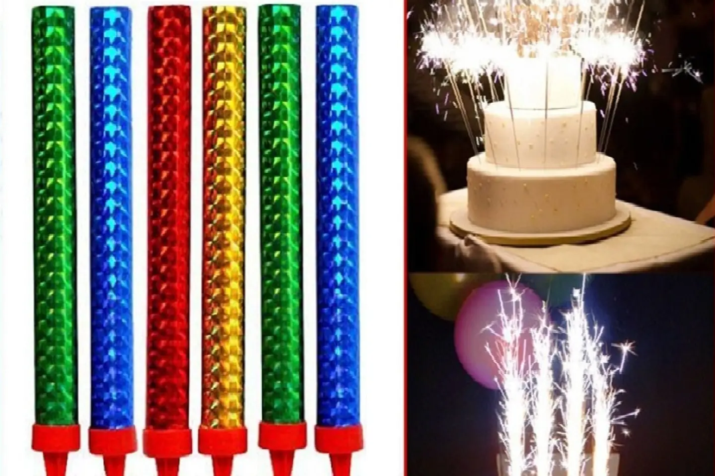 شموع شرارة أو شموع نافورة