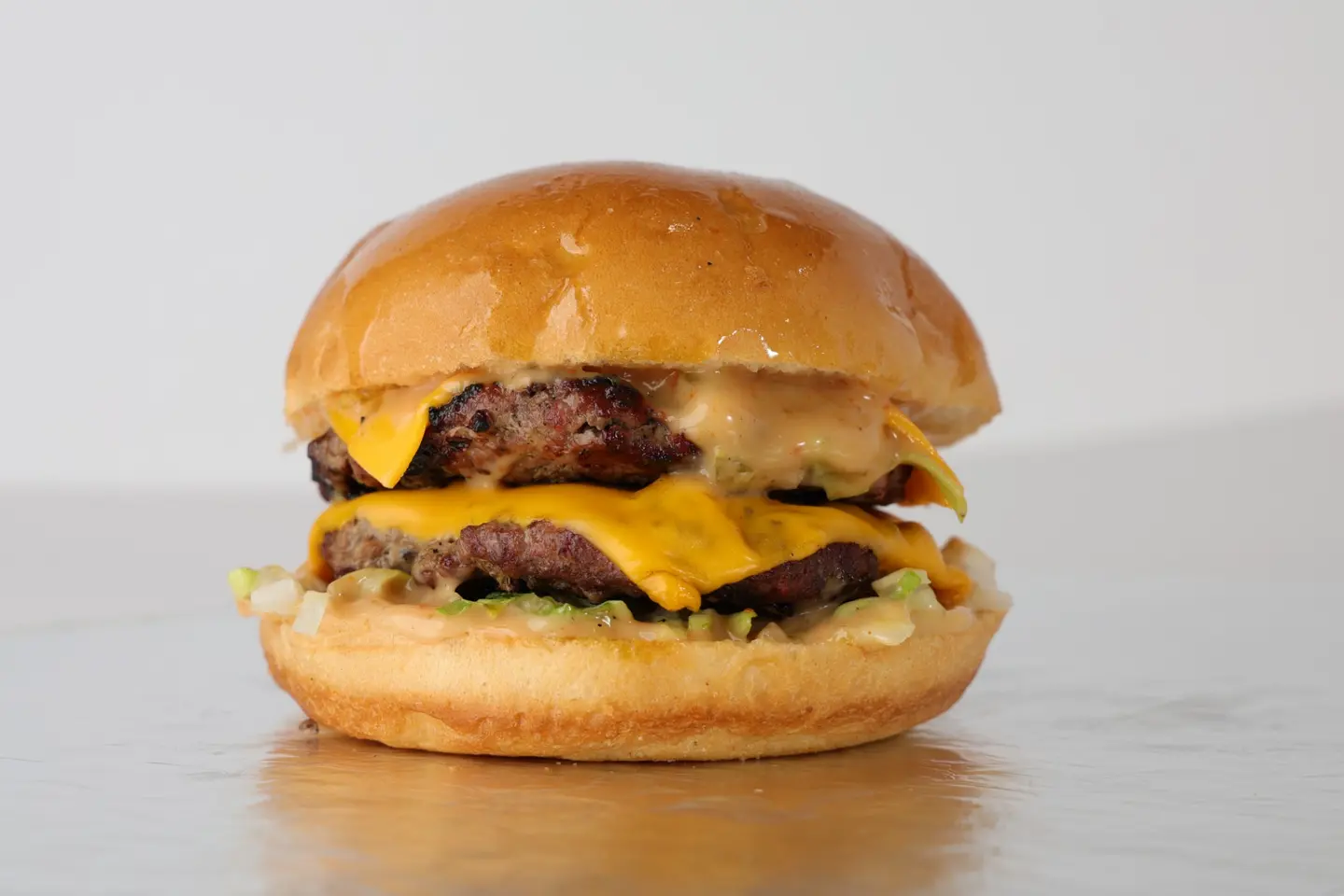 Double Grilled Beef Burger