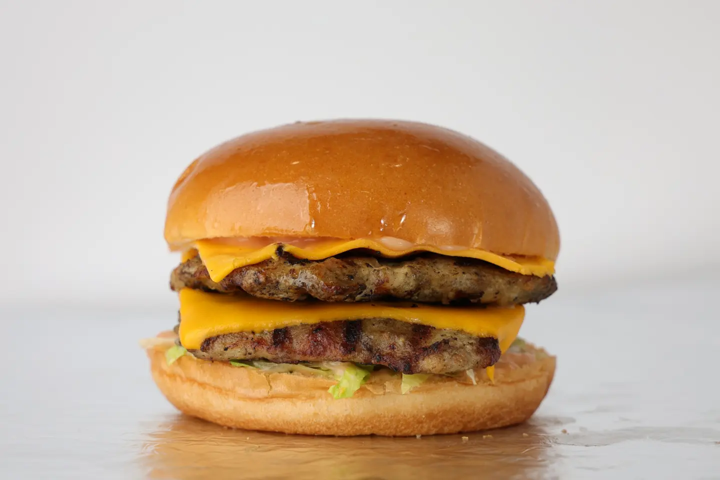 Double Grilled Chicken Burger