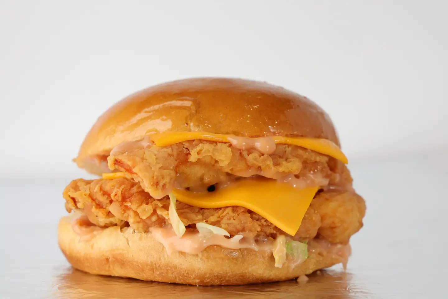 Double Crispy Chicken Burger