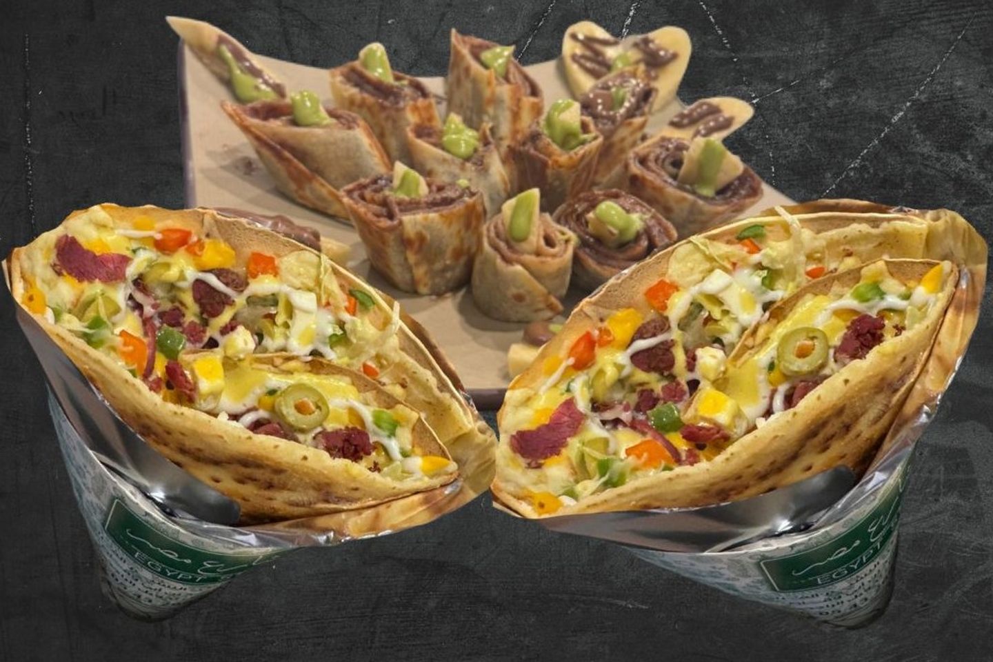 Two Crepes + One Sweet