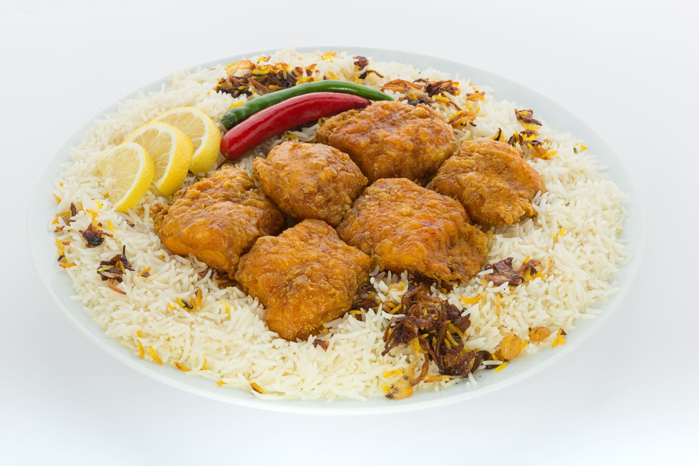 سمك فليه قطعة واحده مع ارز