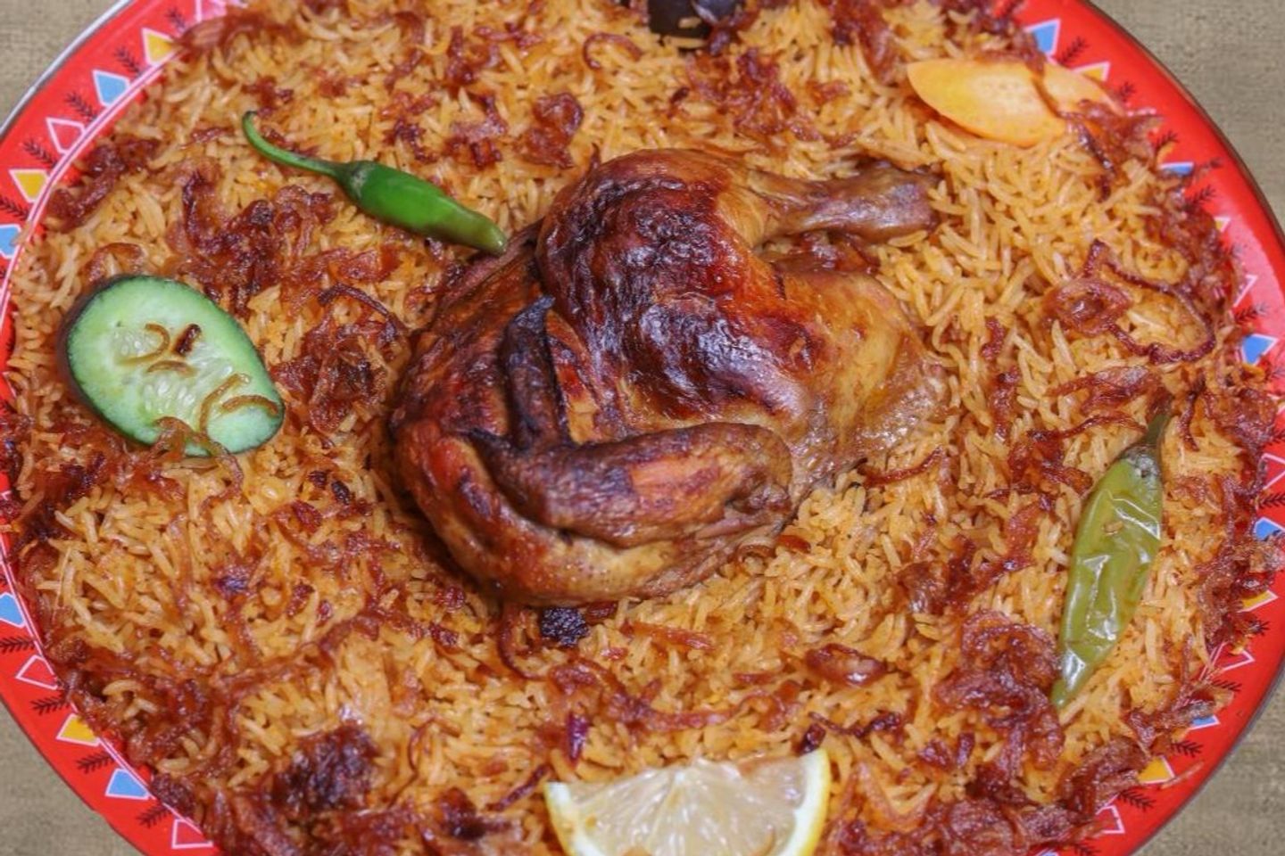 Roasted Chicken Kabsa In Oven