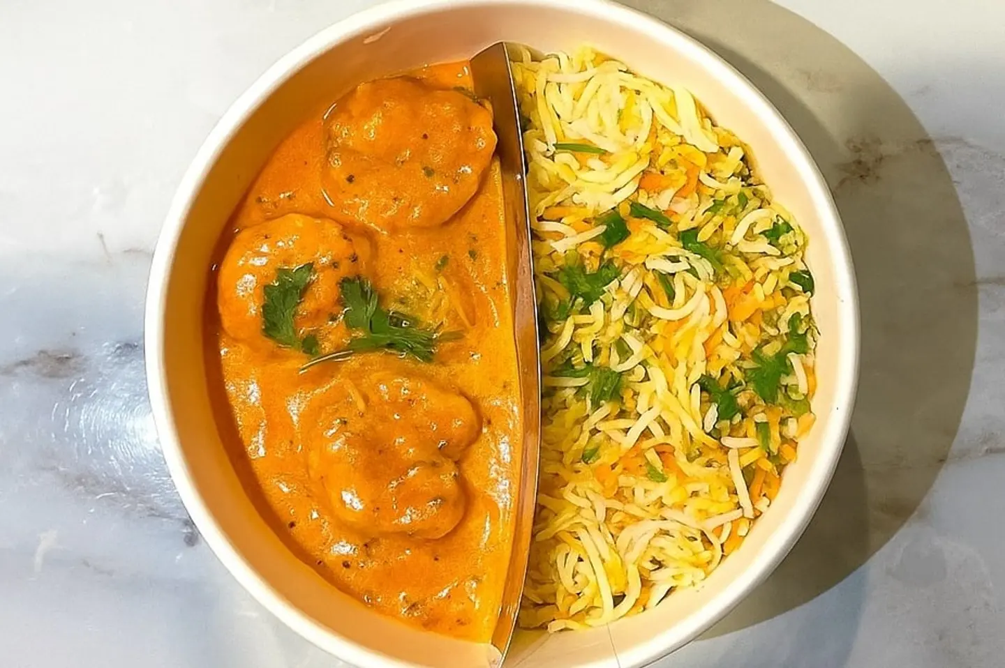 جمبري بالزبدة + برياني سادة