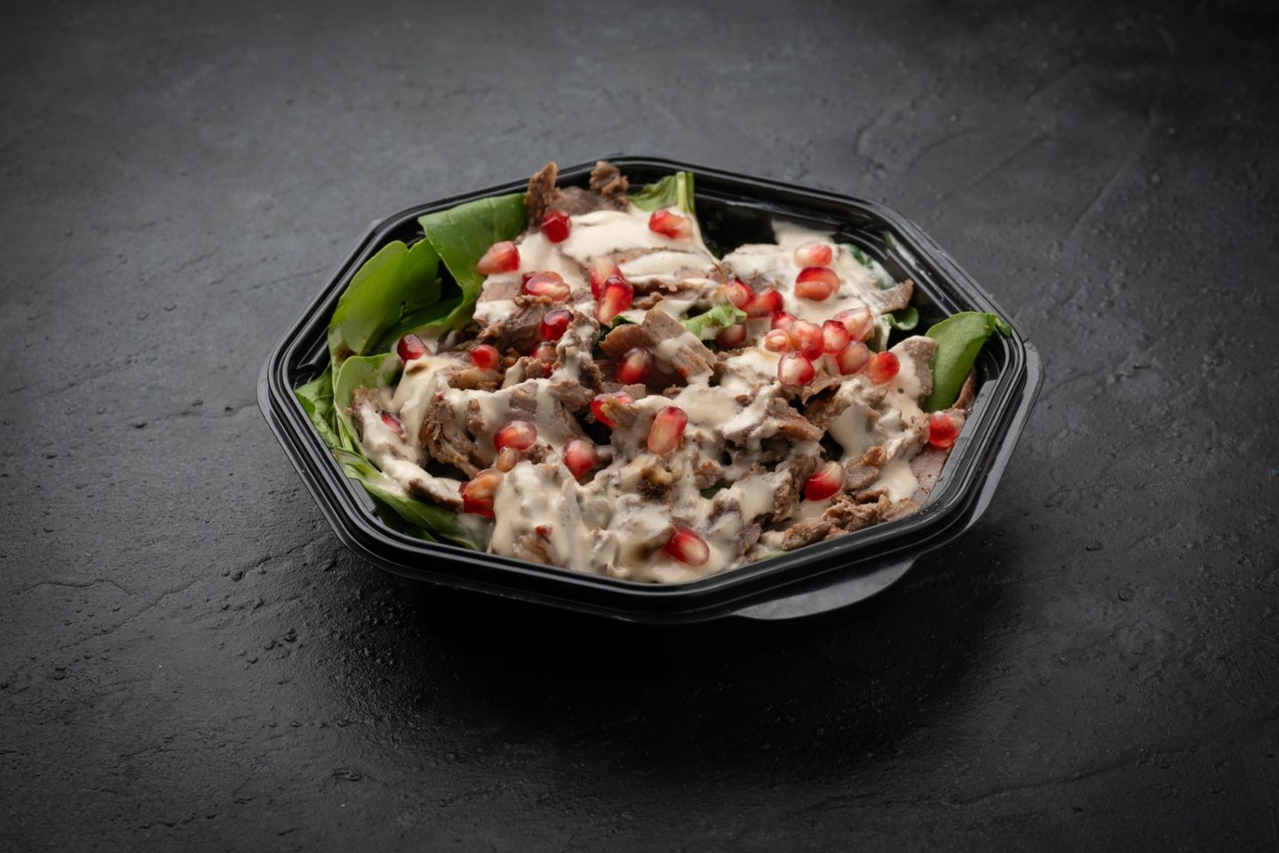 Salad  Rocca With Shawarma