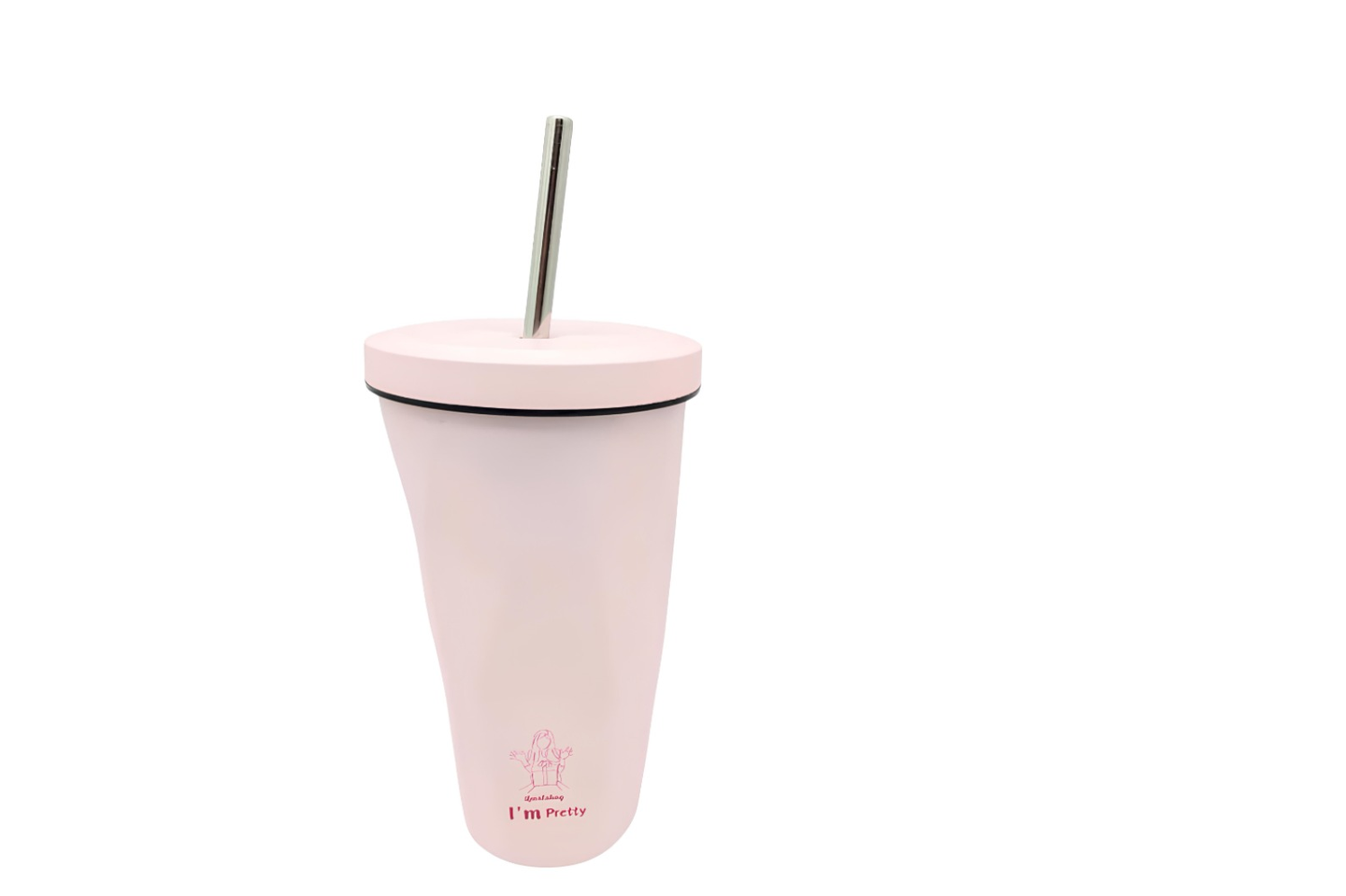 Luxury Mug For Cold Drinks Pink Color 038