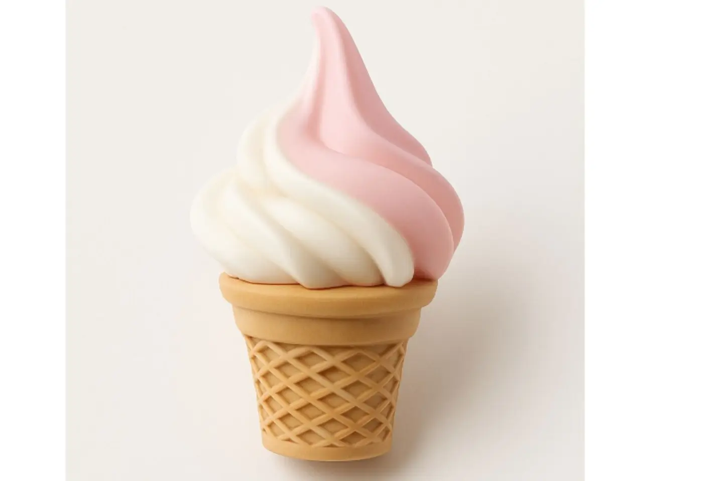 لاكسريجي آيسكريم وردي وفانيلا