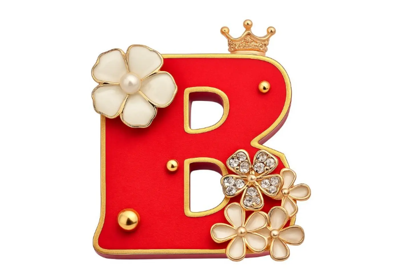 حرف بي مزخرف برائحة فاخر