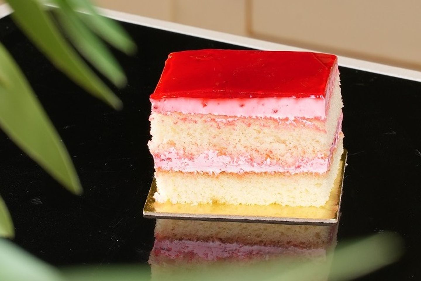 Pieces Strawberry Cake