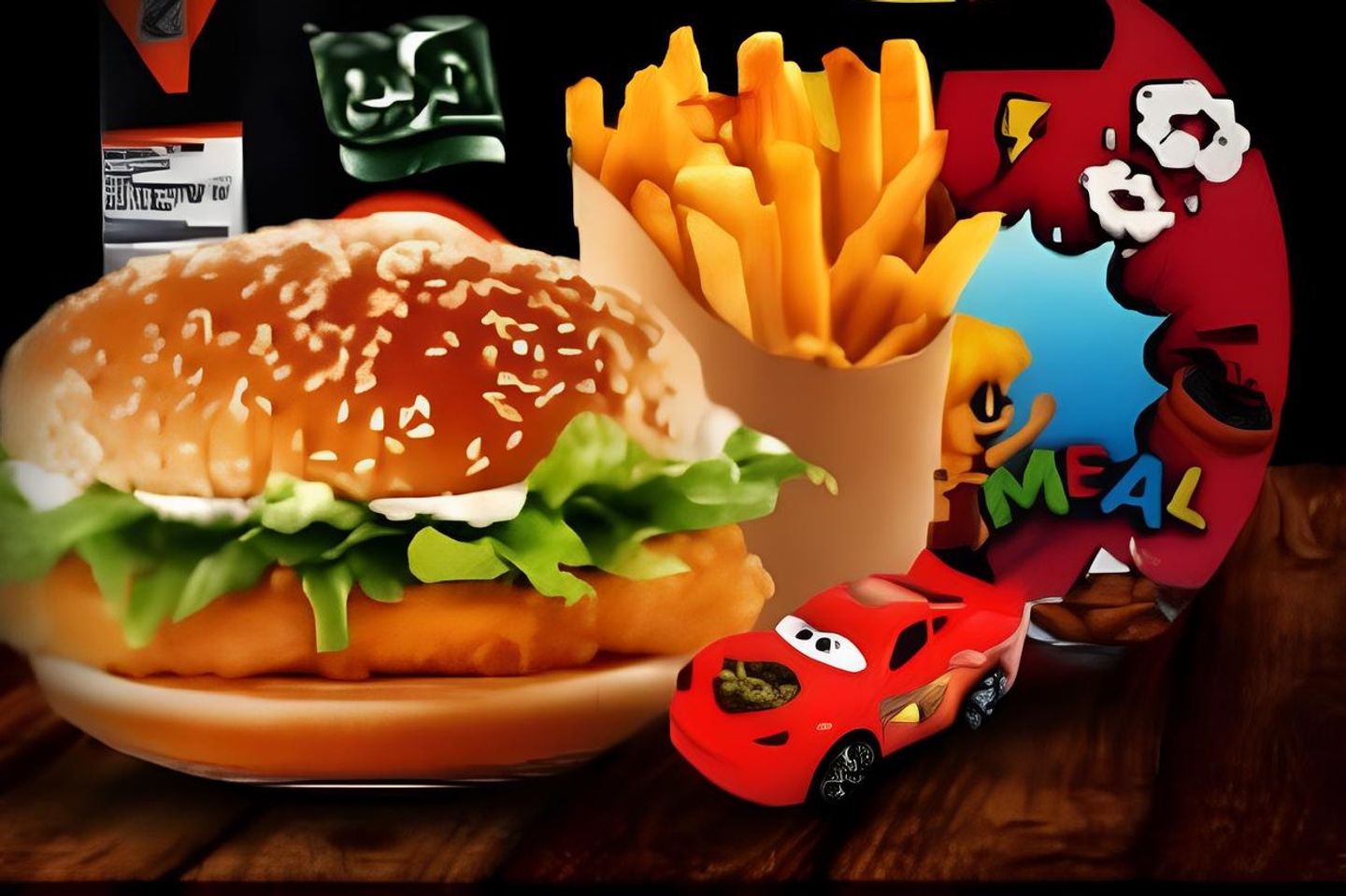 Chicken Burger Kids Meal