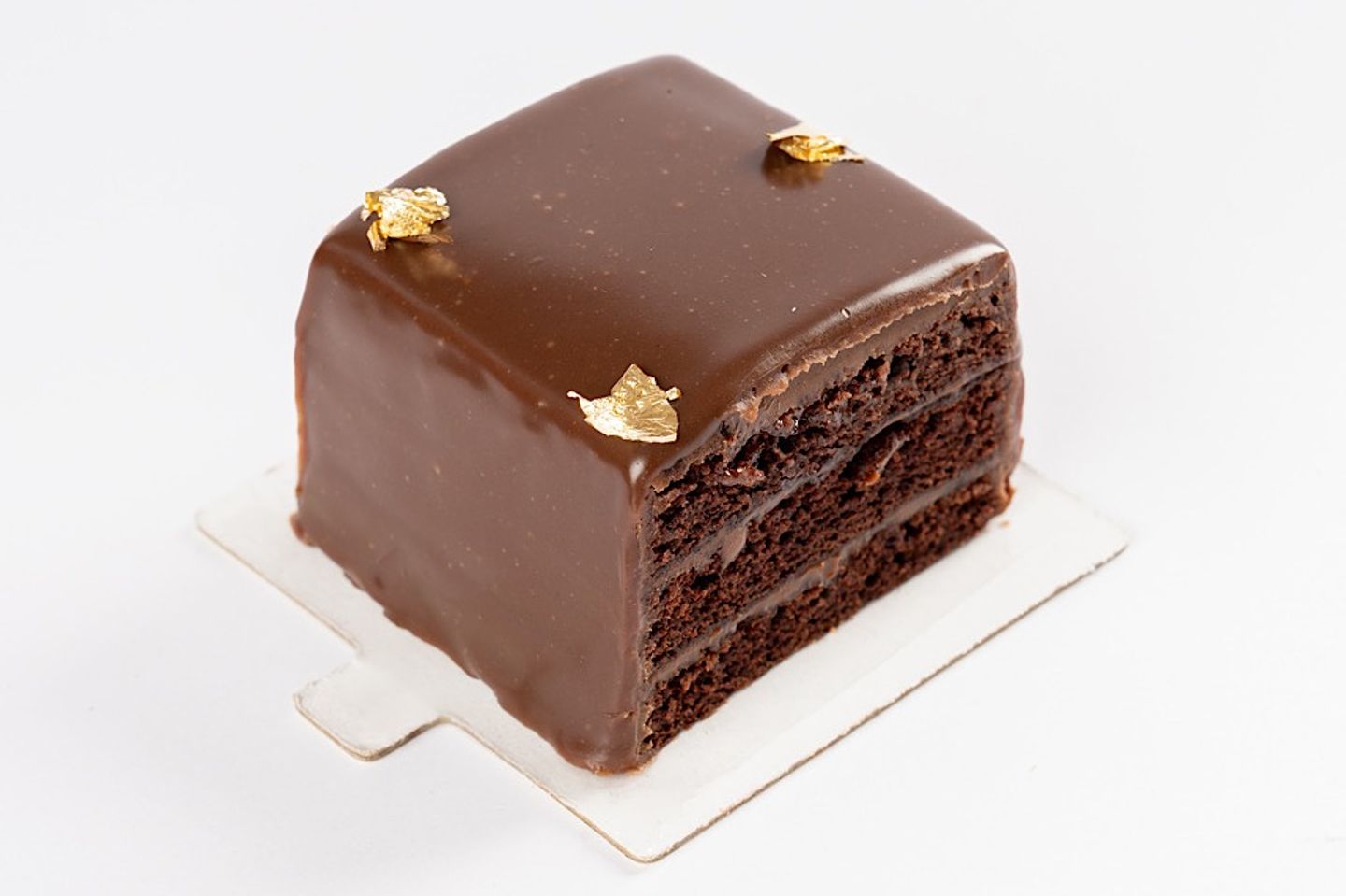 Triple Chocolate Fudge Slice Cake