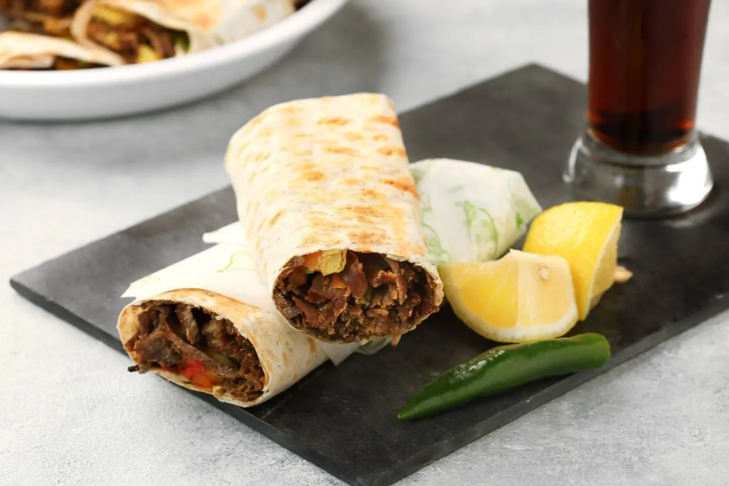 Meat Shawarma Saroukh Sandwich