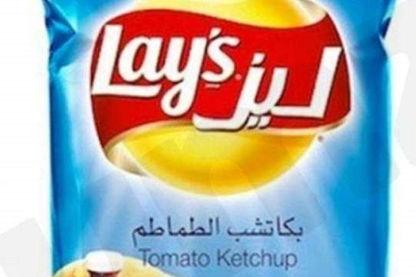 بطاطس ليز كبير بالكاتب الطماطم