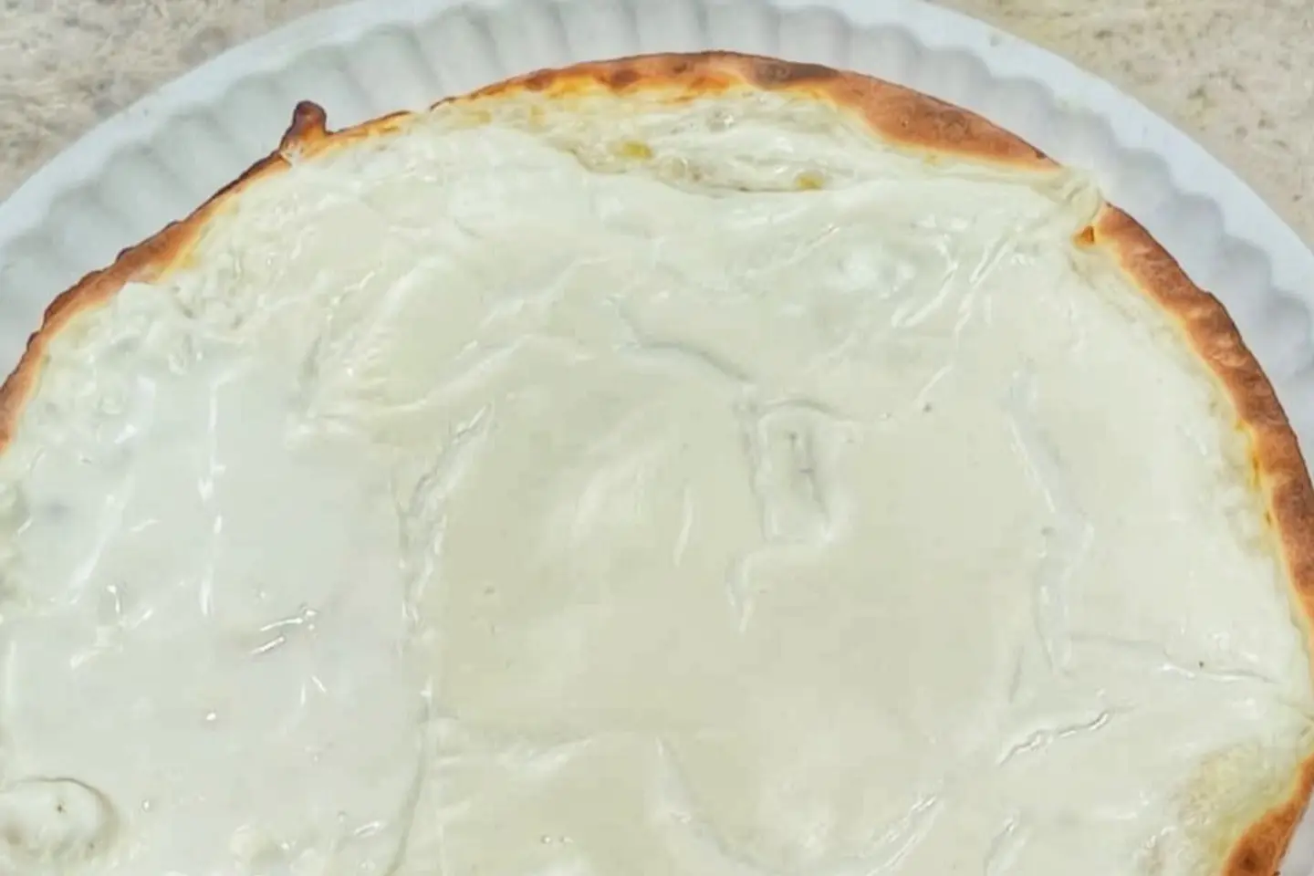 فطيرة قشطة سادة