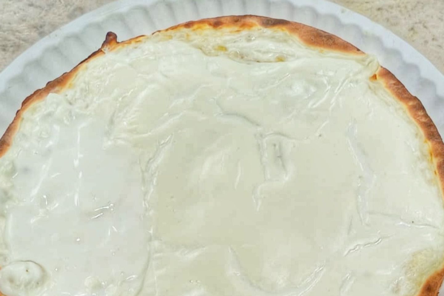 فطيرة قشطة سادة