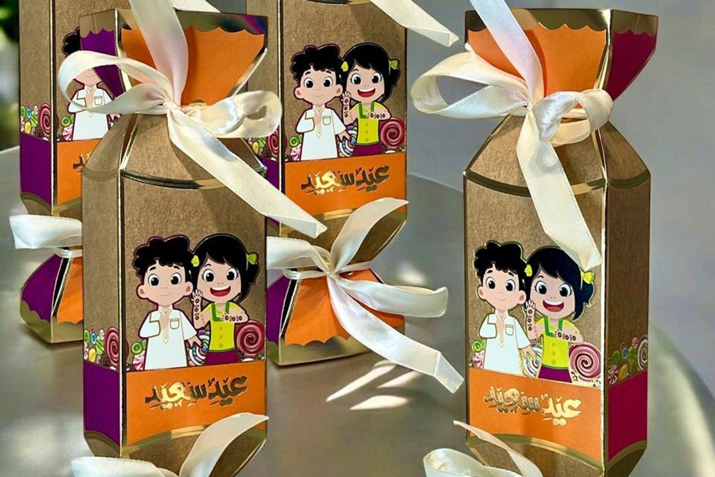 علب توزيعات عيد سعيد -١٠