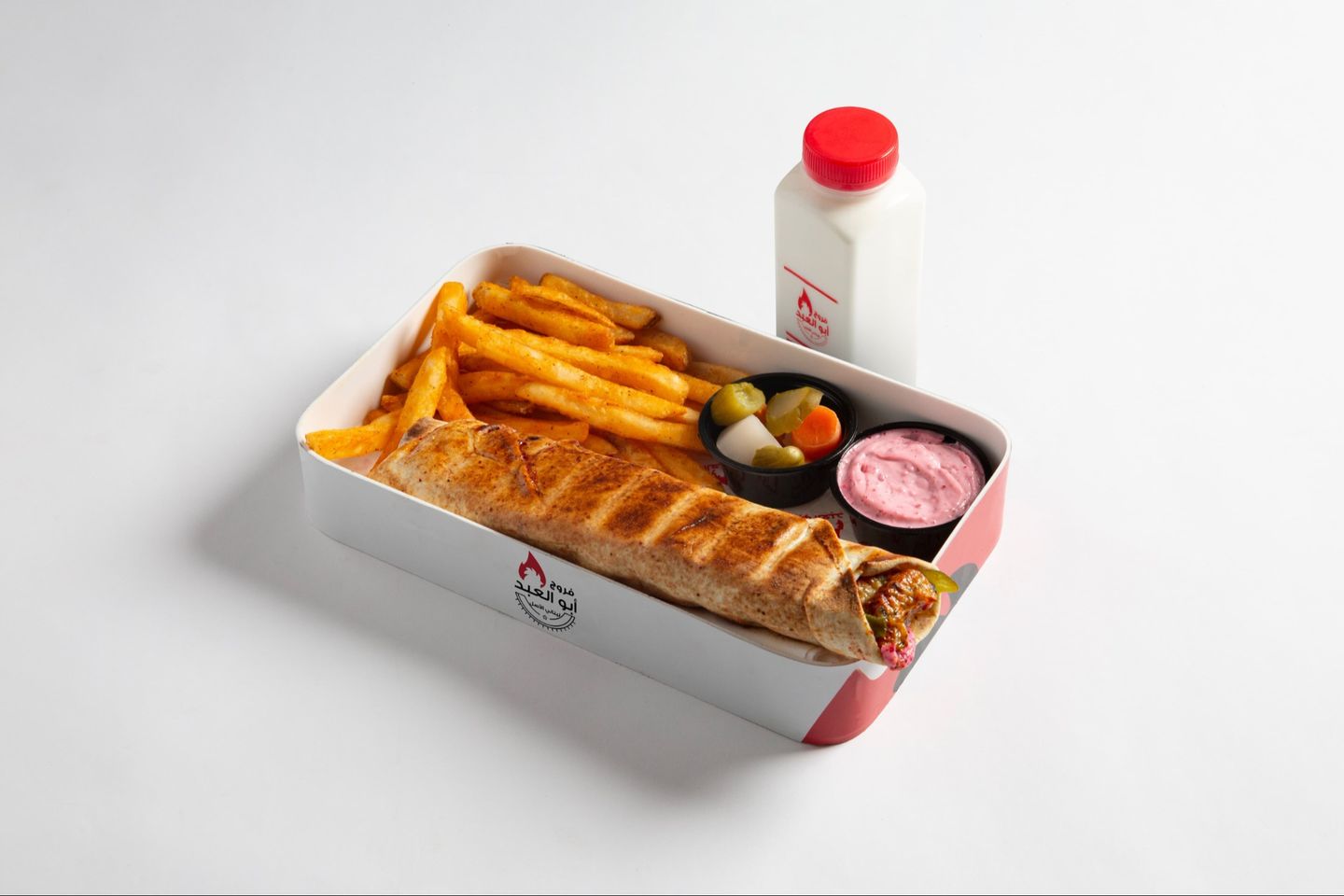 Chicken Kebab Meal With Laban