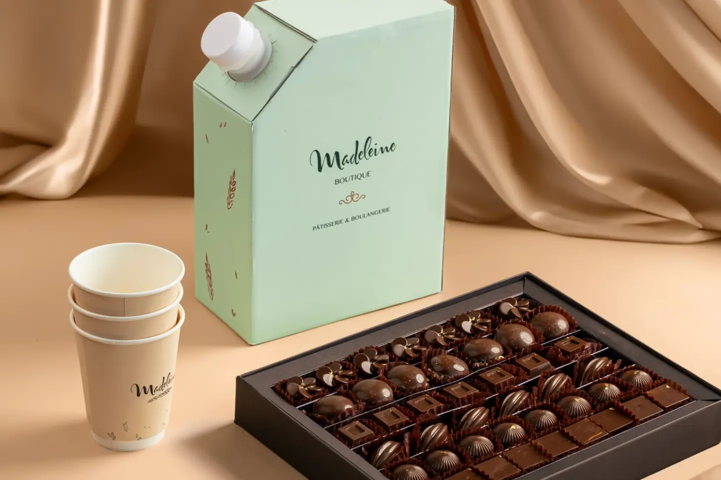 تشكيلة شوكولاتة السيجنتشر مع قهوة