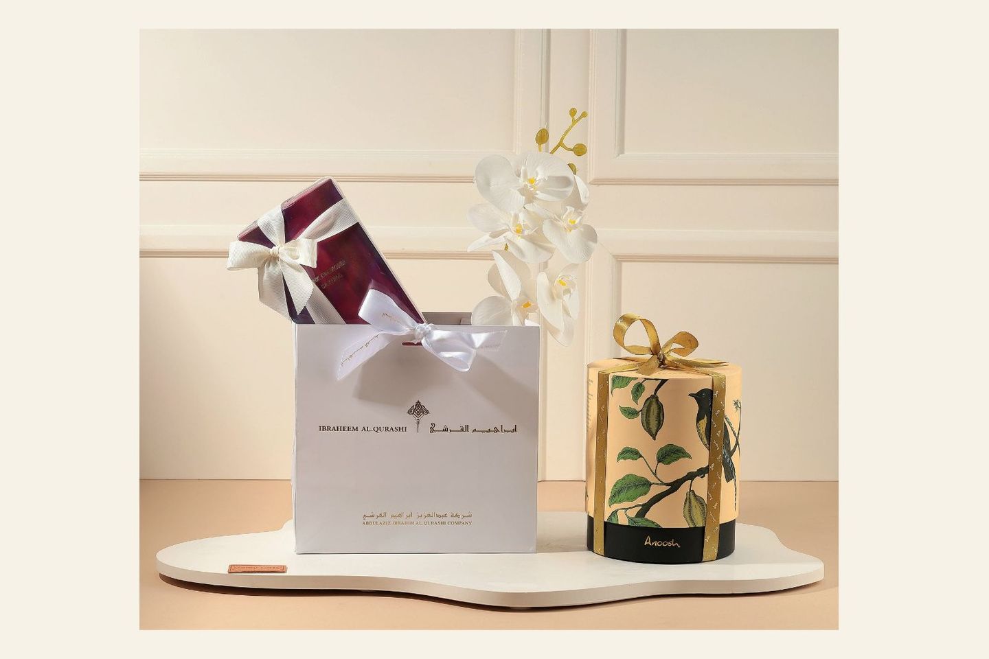 Anoush Chocolate Gift And Pink Qurashi Perfume