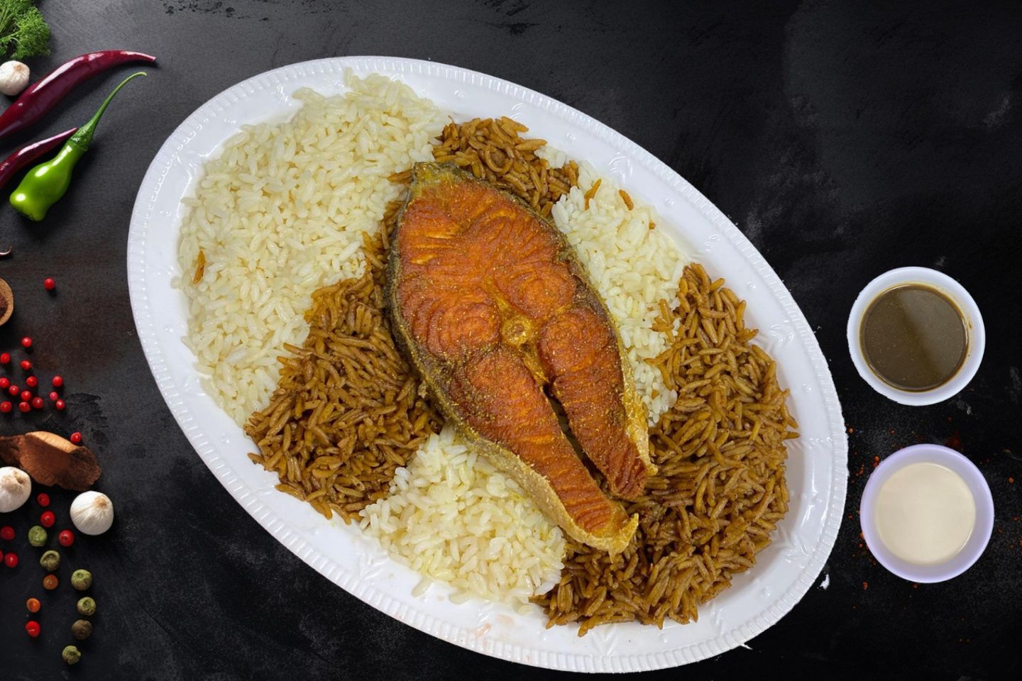 Rice With Salmon Meal