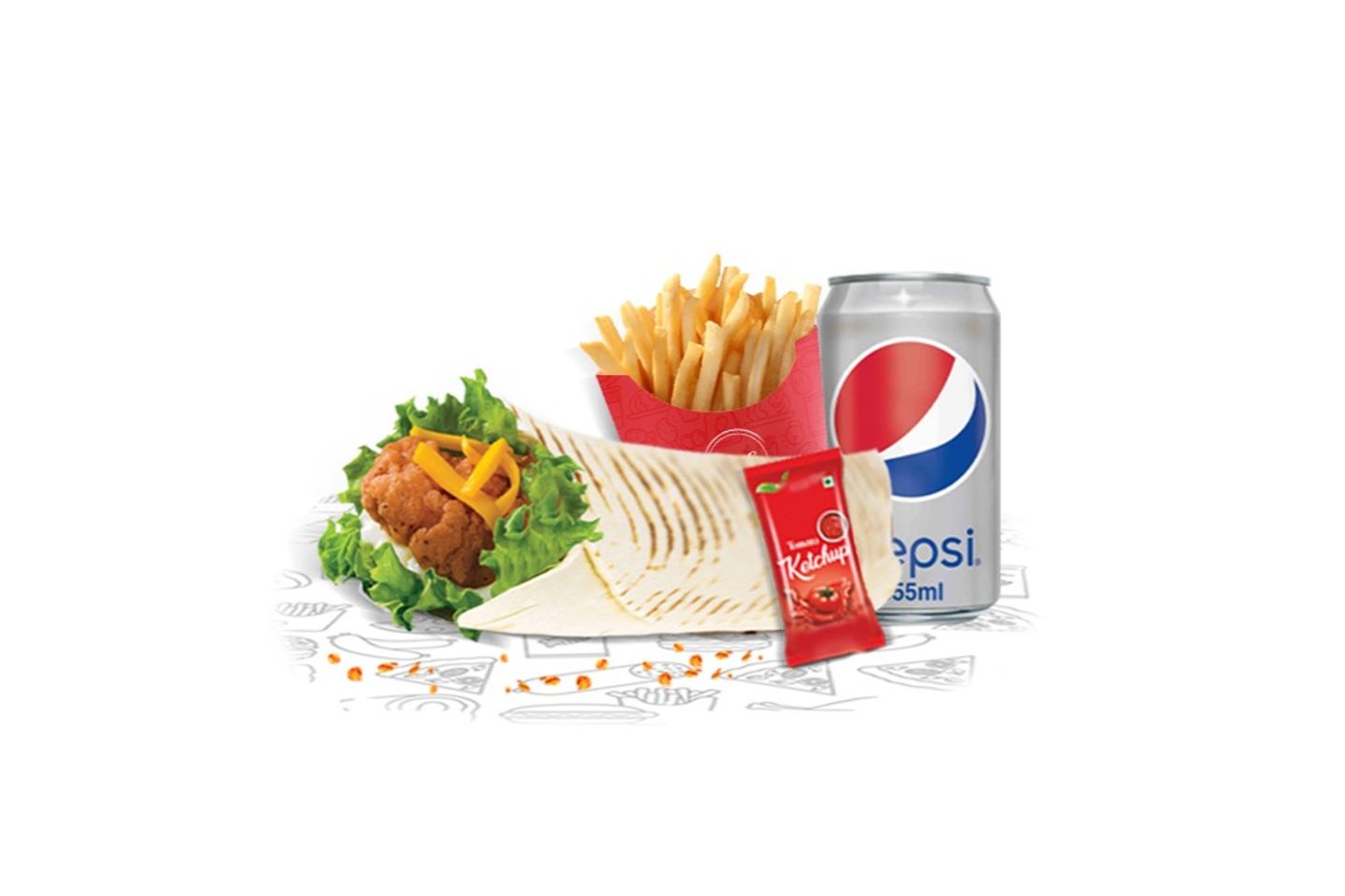Zinger Chicken Wrap Combo