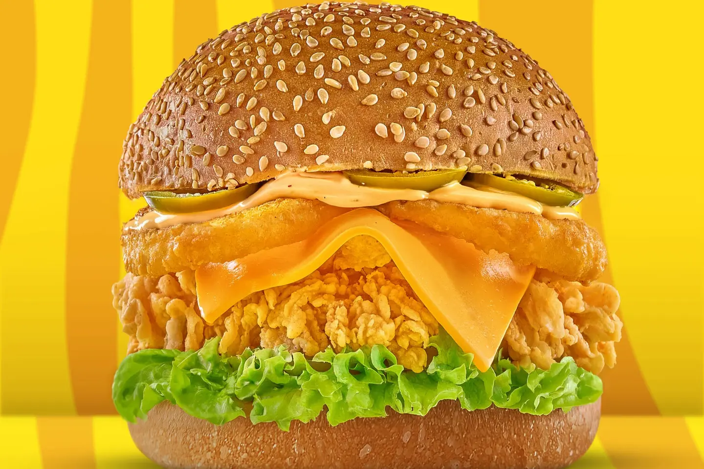 Jalapenos Crispy Burger