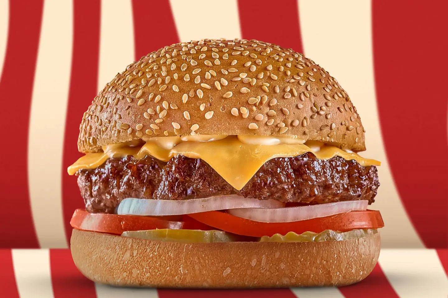 Single Old School Burger