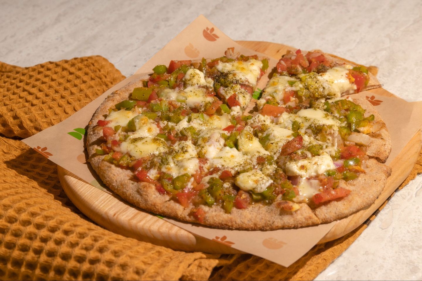 Vegetable Salad With Three Cheese Manqusha