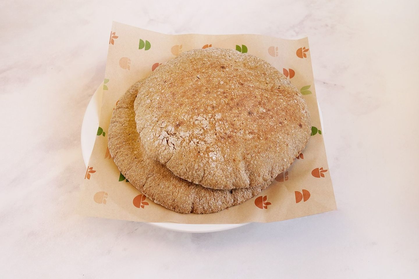 Whole Rye Arabic Bread