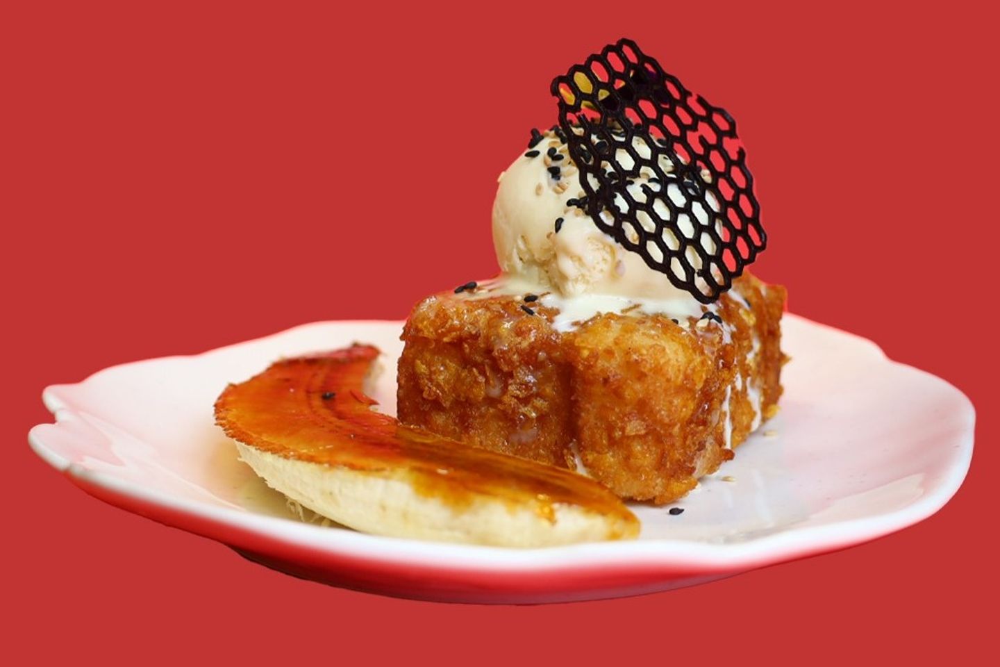 Banana Brulee French Toast