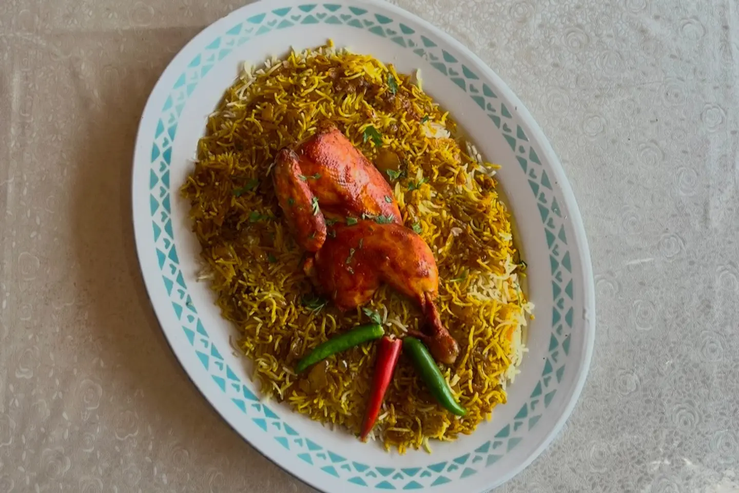 Half Chicken Hasawi Kabsa