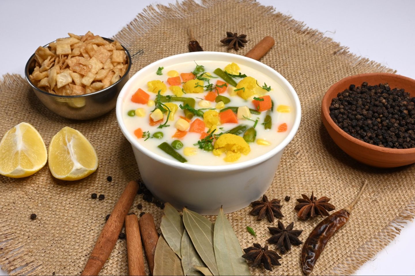 شوربة كريمة خضار