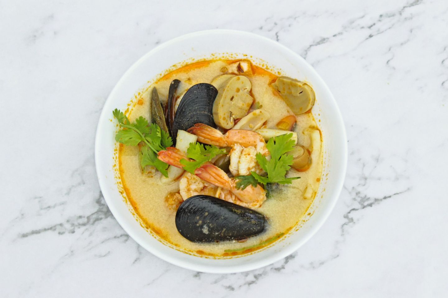 Tom Yum Seafood With Rice Large