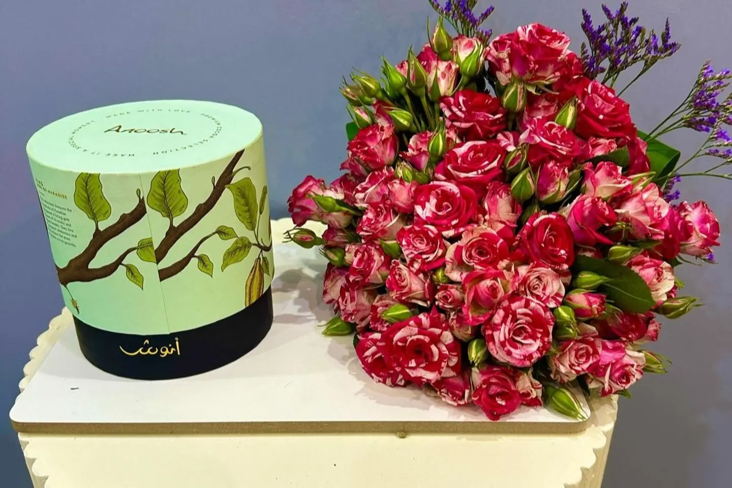 انوش مع ورد بيبي دبل كلر