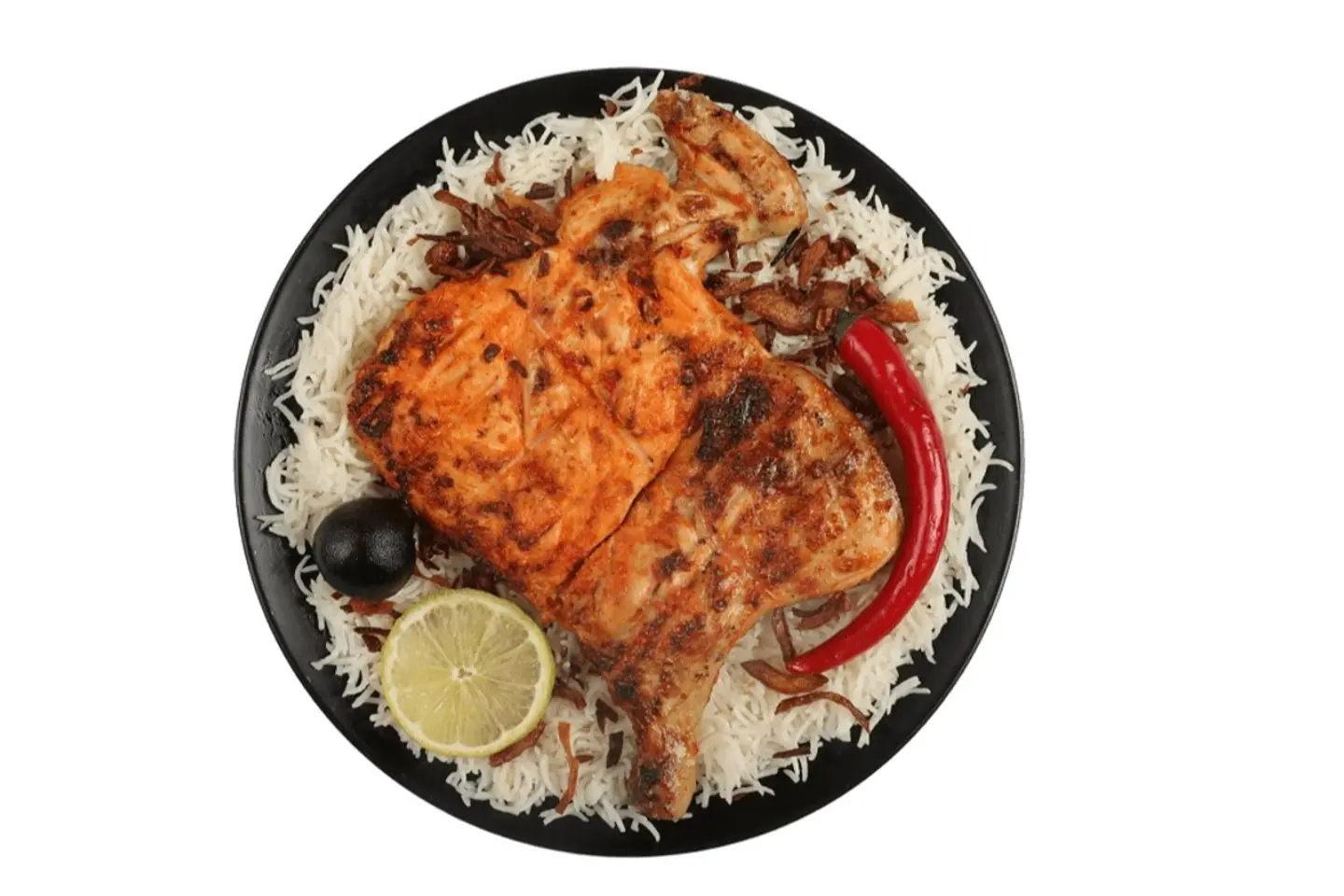 نص دجاج عالفحم