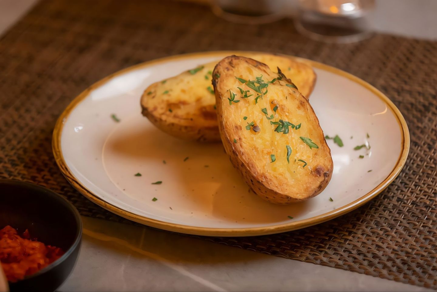 بطاطا مخبوزة