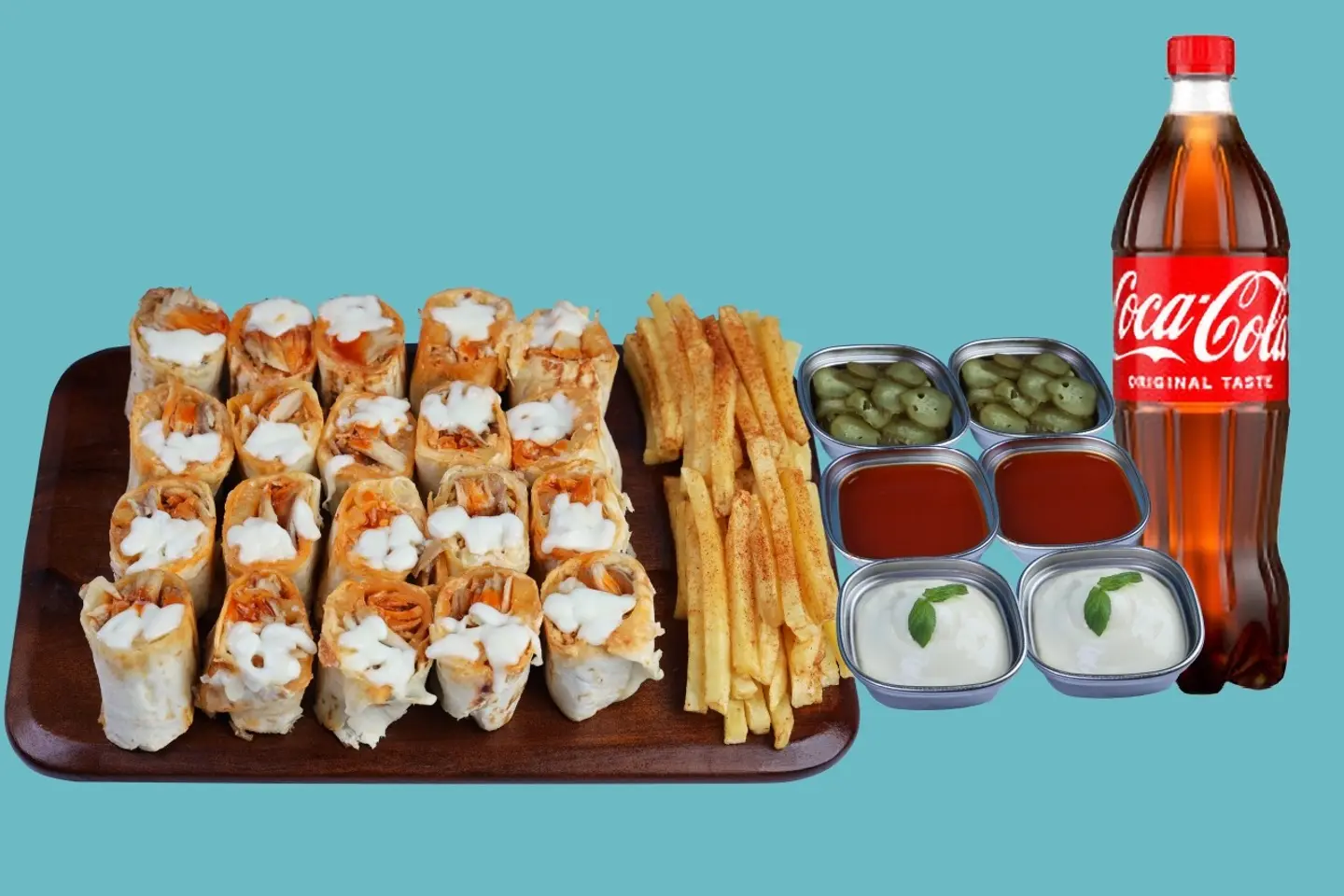 Large Chicken Sultans, Twenty Pieces, Soft Drink