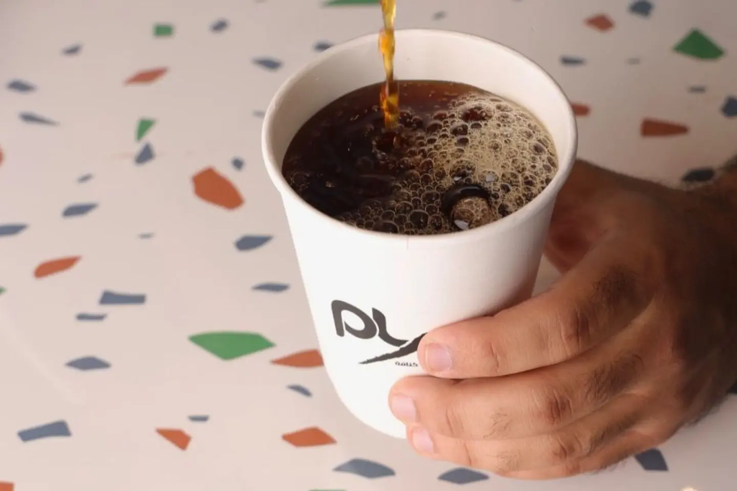 قهوة اليوم باردة