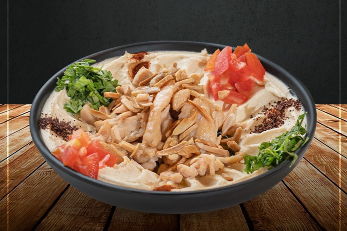 Chicken With Hummus