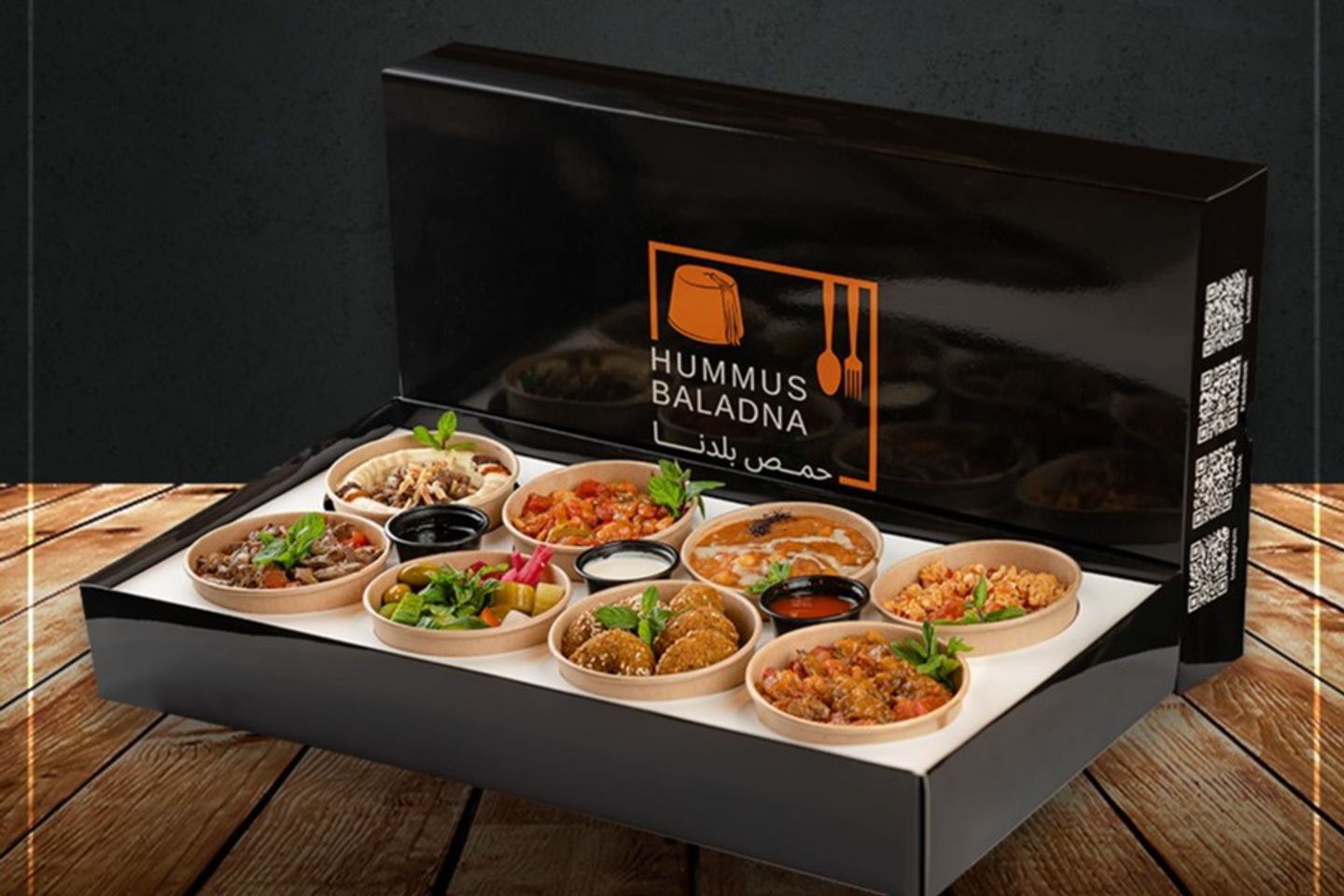 Gathering Box Of Dishes