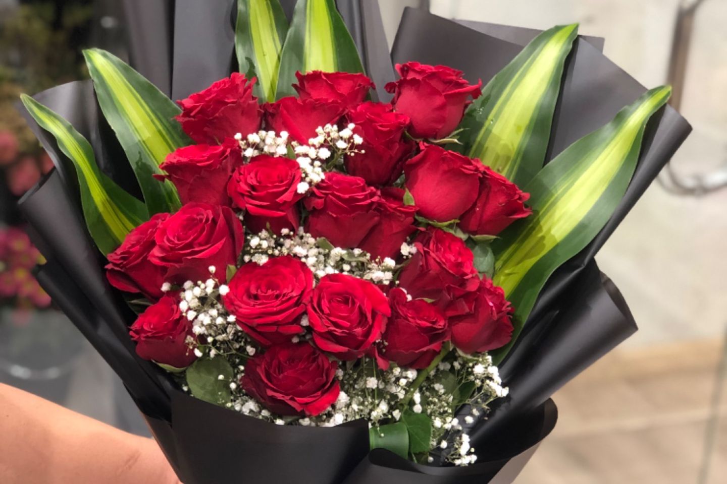 باقة ورد احمر 3