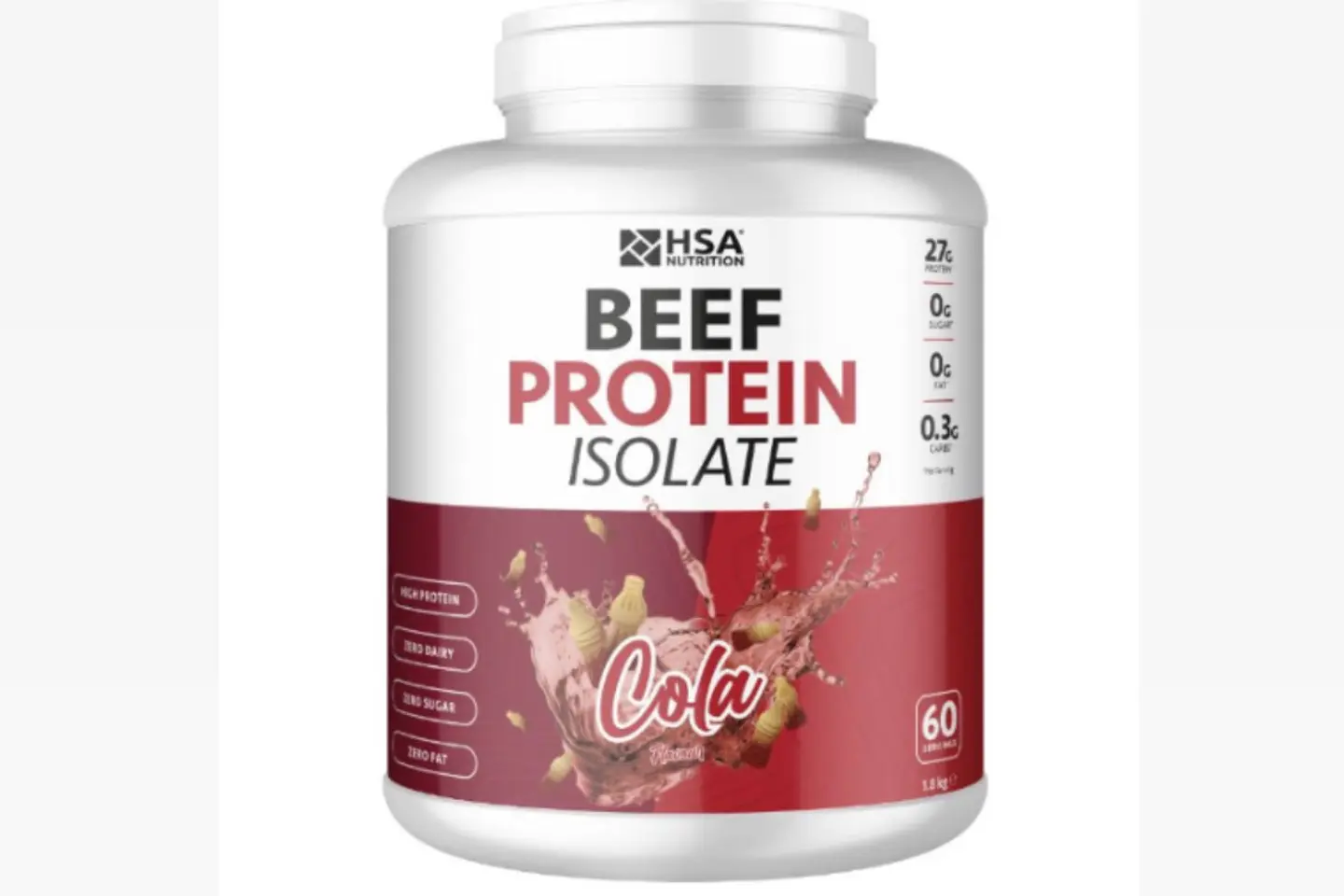 Hsa Beef Protein Cola 60serv