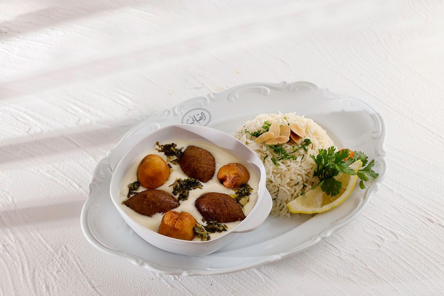 Labanieh Kibbeh With Shish Barak And Rice