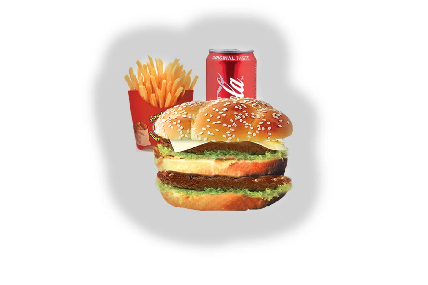 Mega Beef Burger Meal