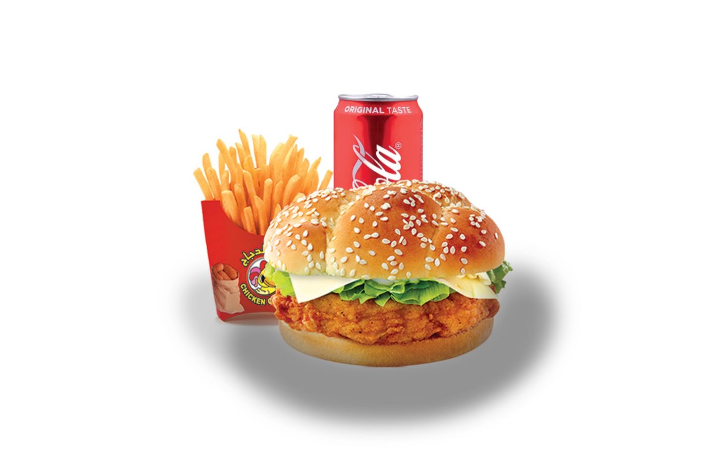 وجبة برجر دجاج جامبو