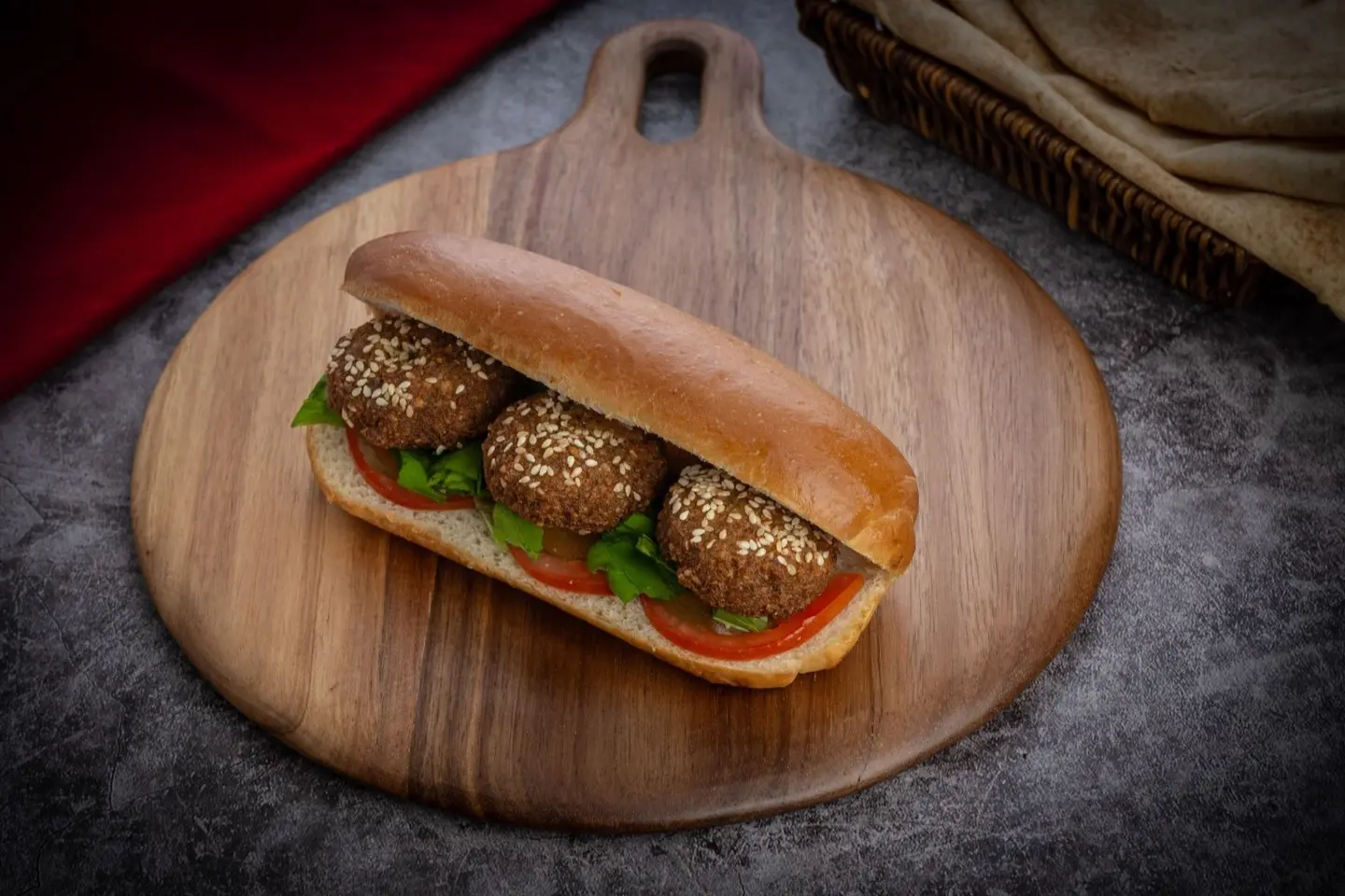 Falafel Samoli Bread