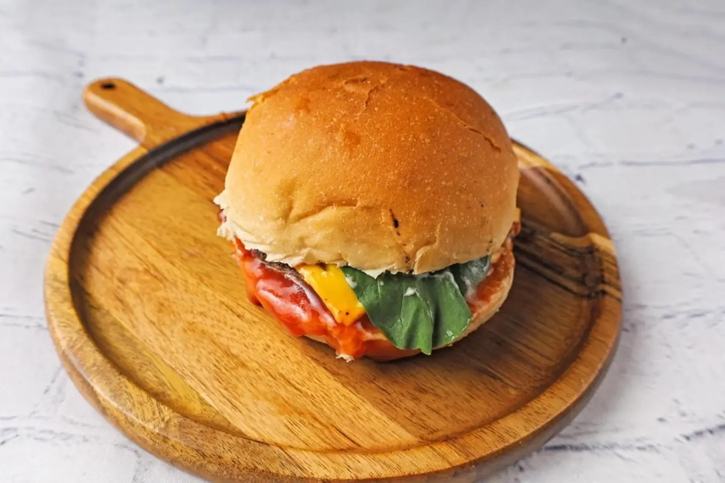 وجبة برجر لحم دبل