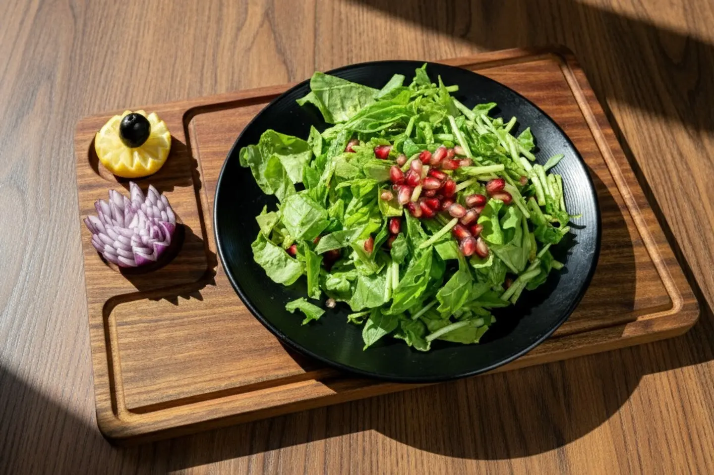 جديد- سلطة جرجير بالرمان